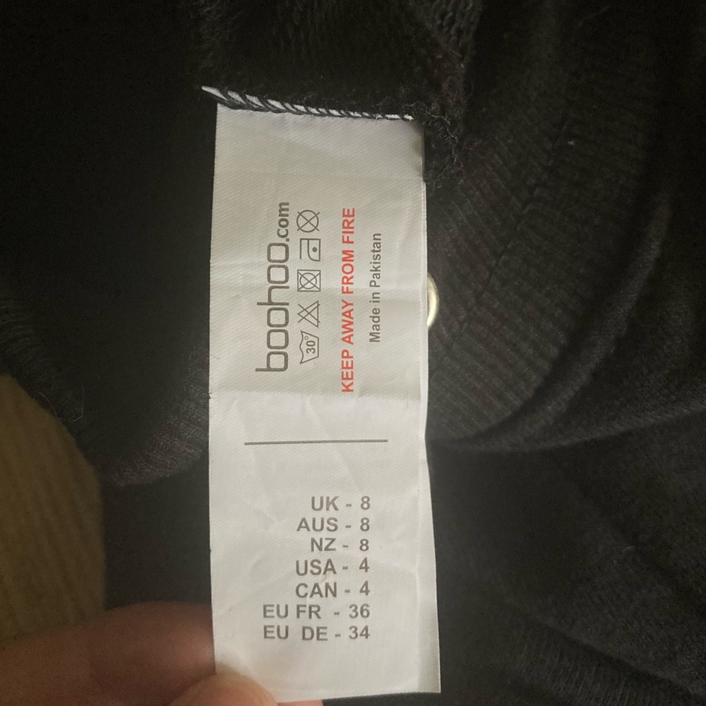 Boohoo baggy side zippered jogger pants - Picture 5 of 9
